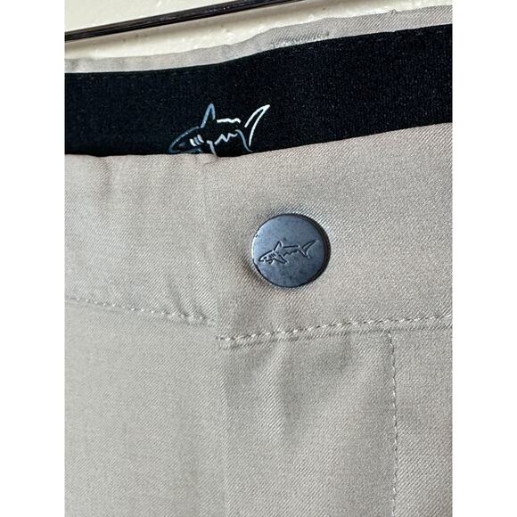 Greg Norman Men’s Golf Pants 34x34 Khaki Beige Stretch Performance Comfort - Picture 4 of 6